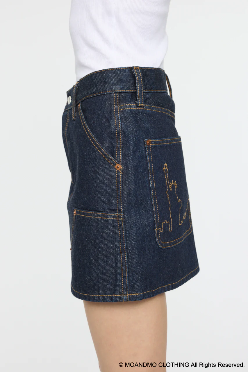 MOANDMO EMBROIDERY MINI SKIRT - Image 11