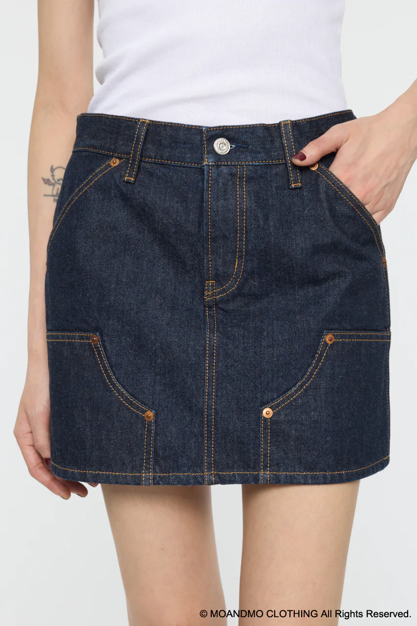 MOANDMO EMBROIDERY MINI SKIRT - Image 12
