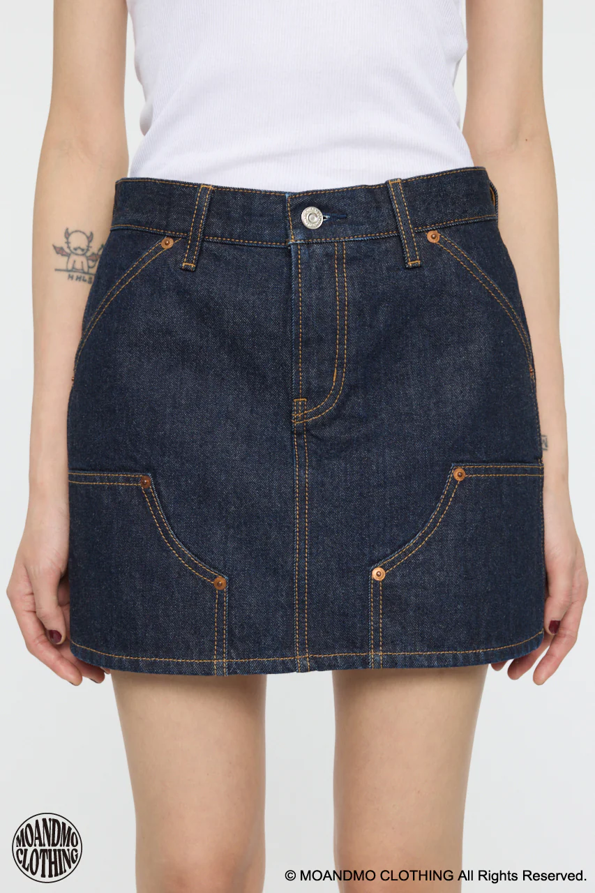 MOANDMO EMBROIDERY MINI SKIRT - Image 9