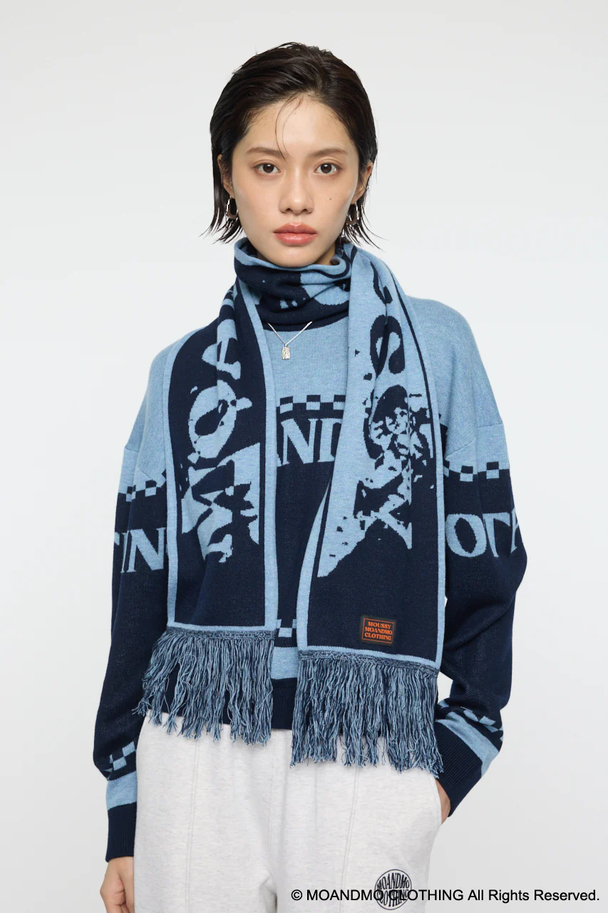 MOANDMO JACQUARD MUFFLER - Image 8