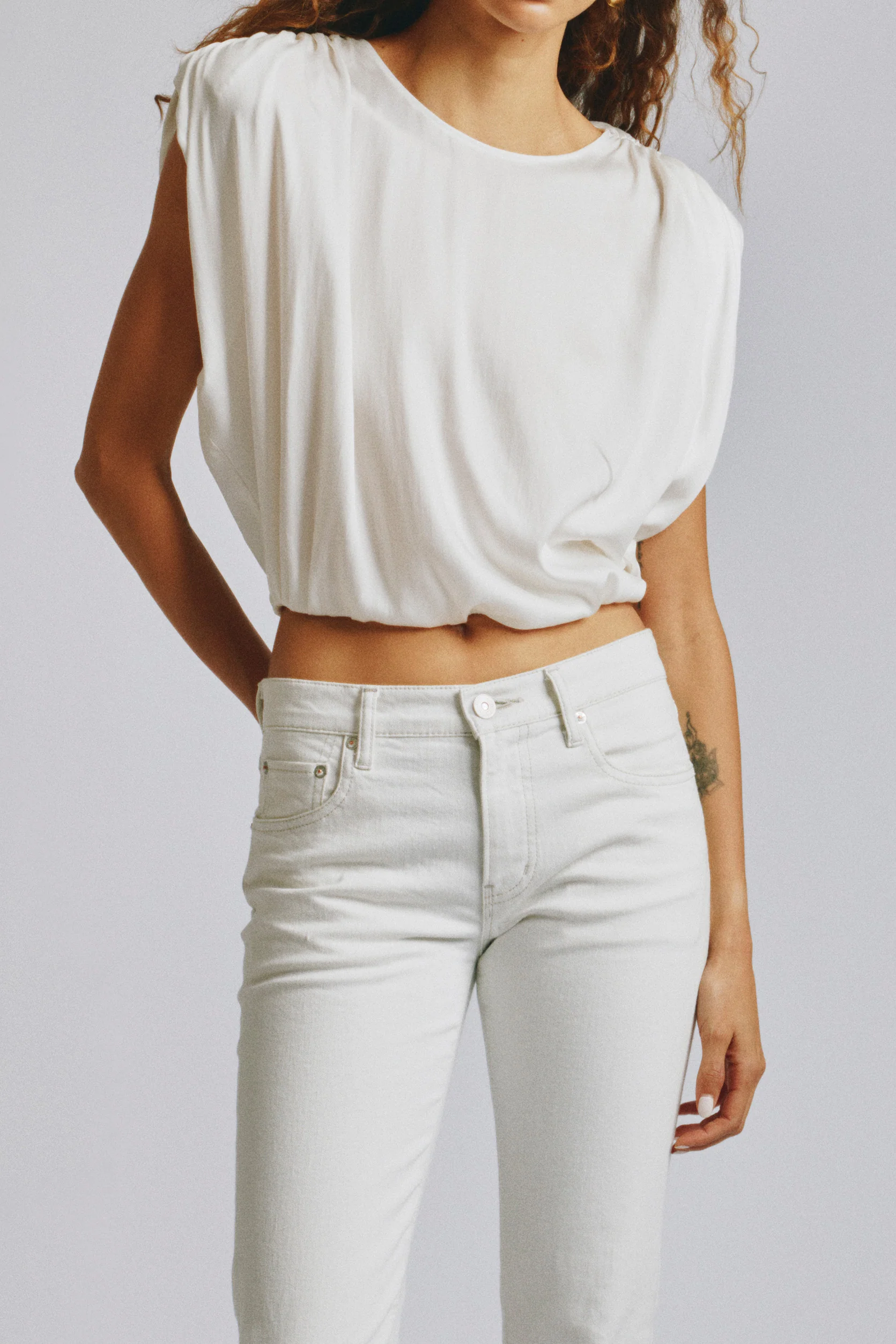 MV SATIN SHELL CAP TOP - Image 3