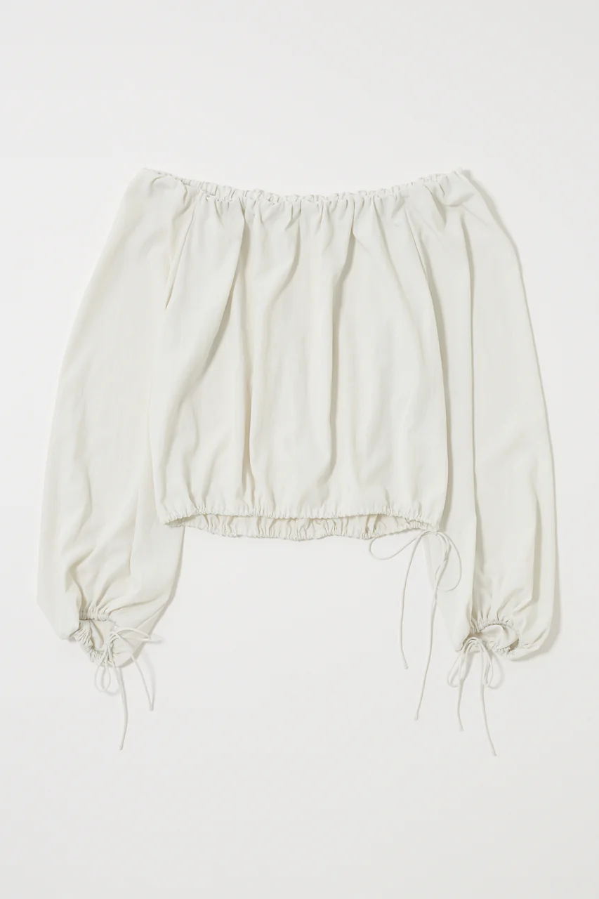 OFF SHOULDER PUFFY BLOUSE