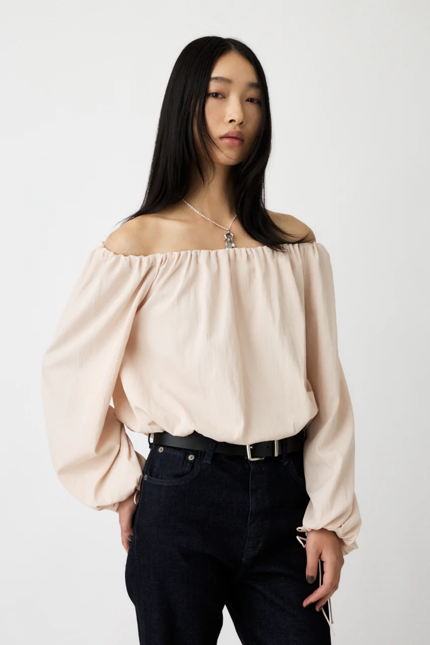 OFF SHOULDER PUFFY BLOUSE - Image 11