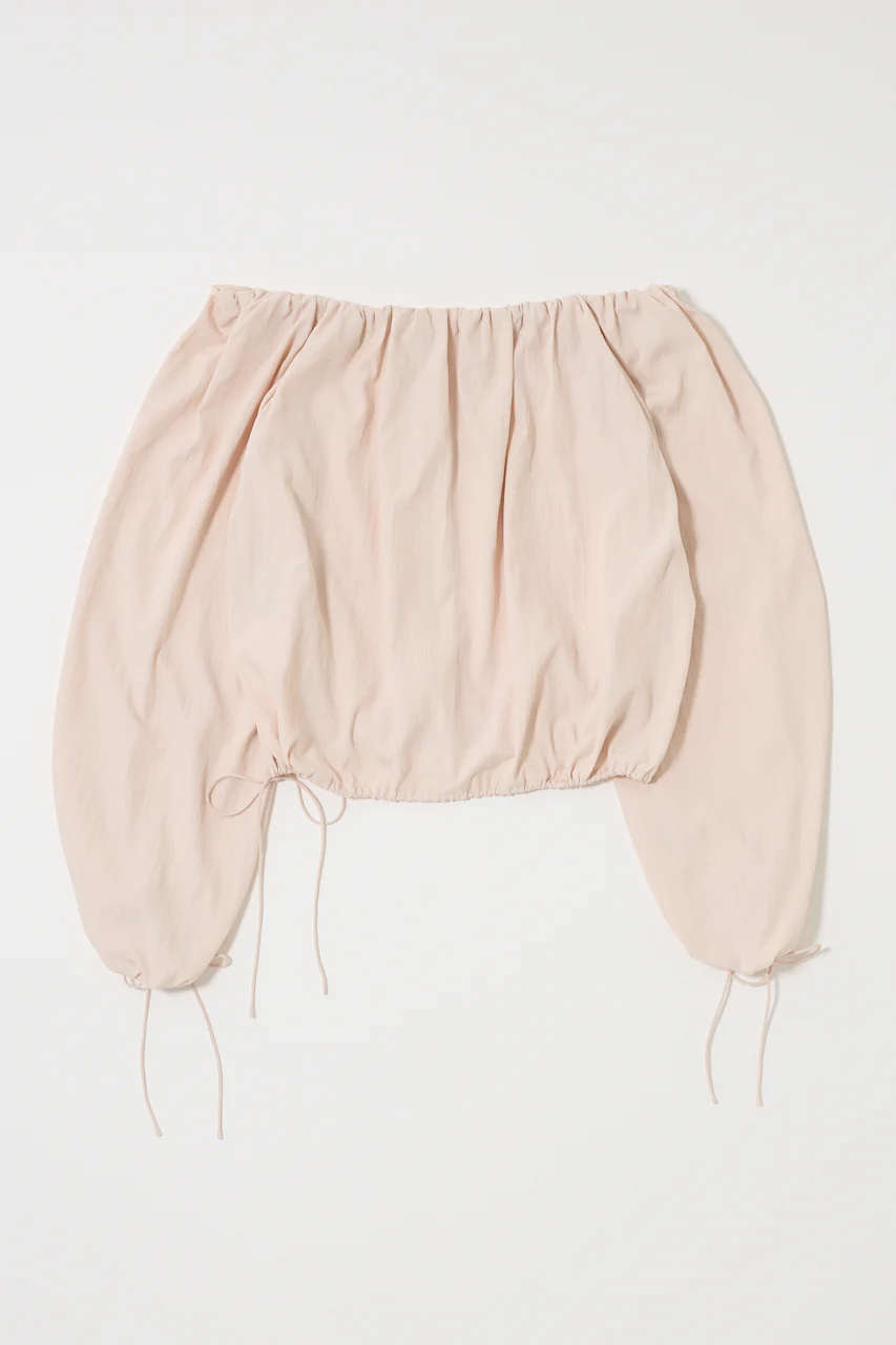 OFF SHOULDER PUFFY BLOUSE - Image 4