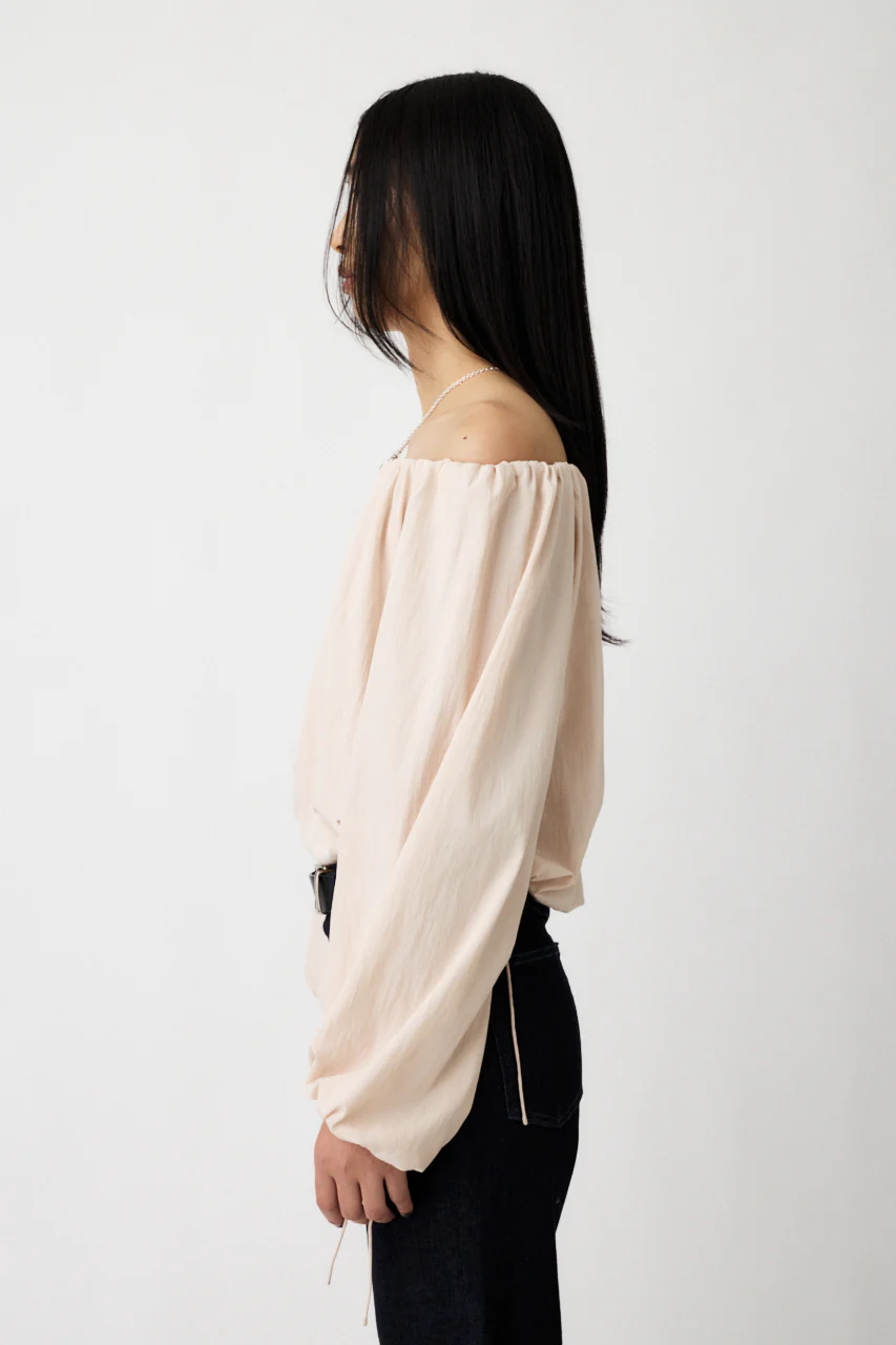 OFF SHOULDER PUFFY BLOUSE - Image 5
