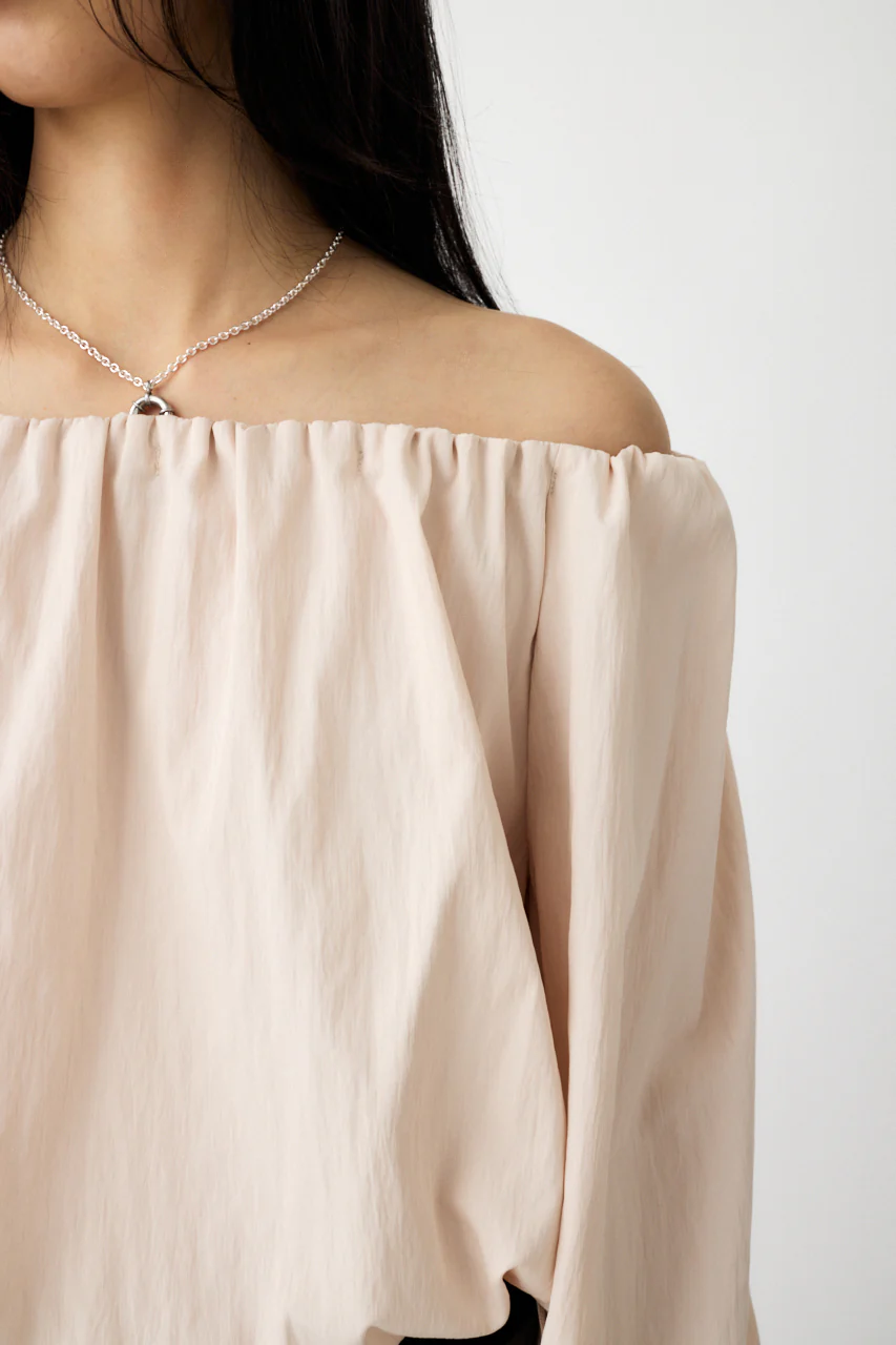 OFF SHOULDER PUFFY BLOUSE - Image 7