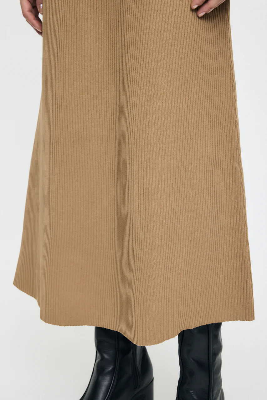 OPEN SHOULDER KNIT DRESS - Image 10