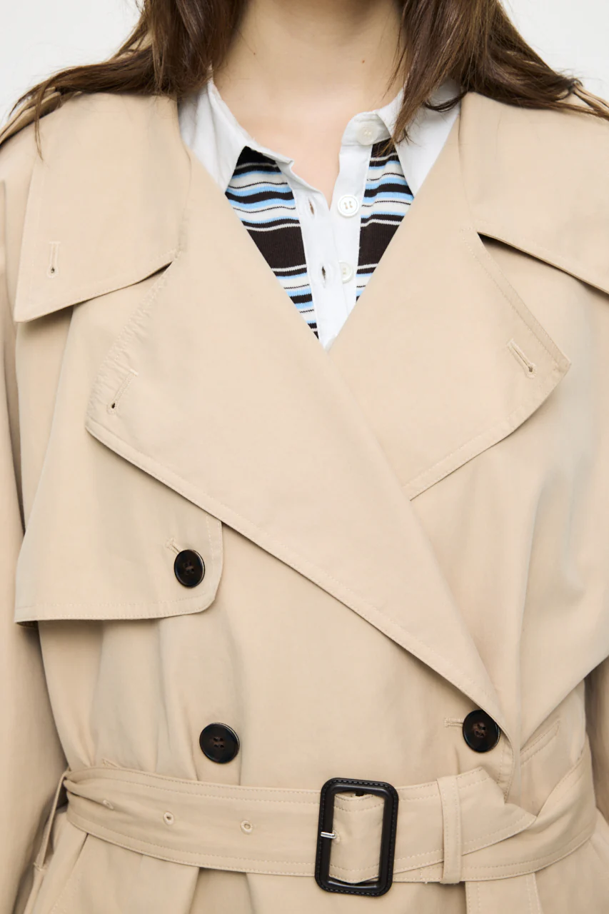 SHORT TRENCH COAT - Image 6