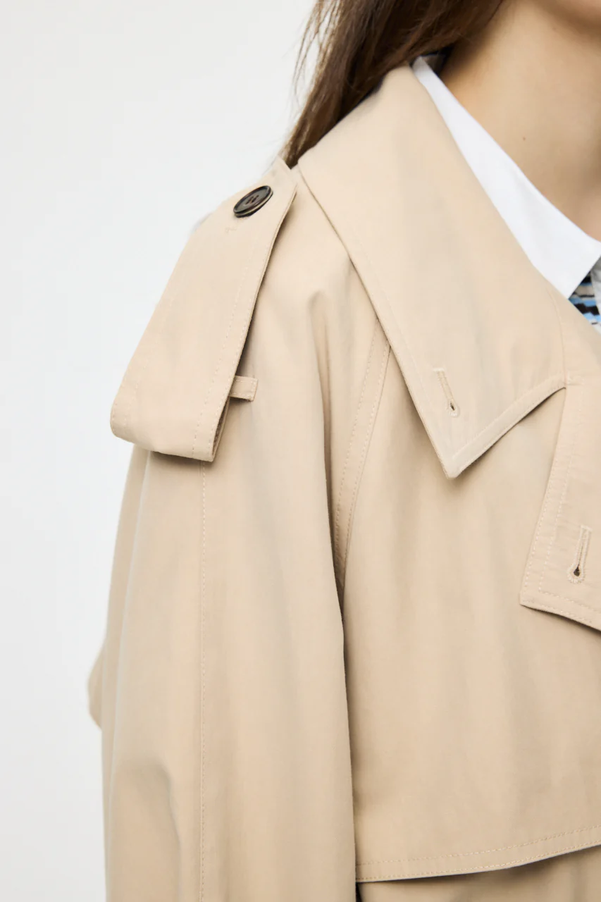 SHORT TRENCH COAT - Image 7
