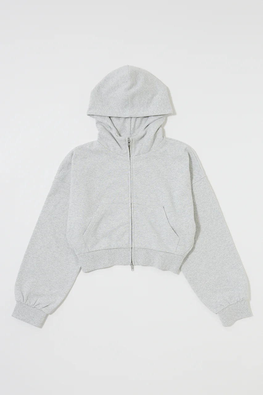 SHORT ZIP UP HOODIE