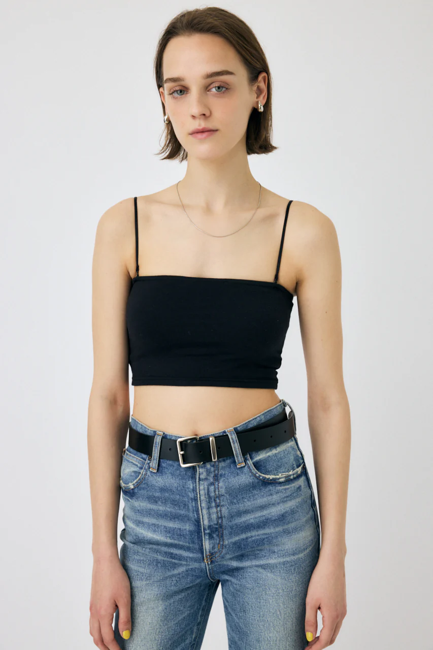SQUARE NECK BARE CAMI TOP - Image 16