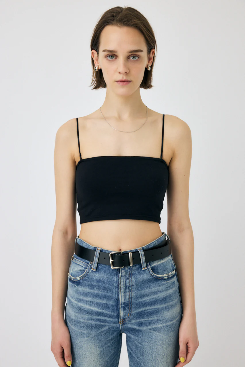 SQUARE NECK BARE CAMI TOP - Image 18