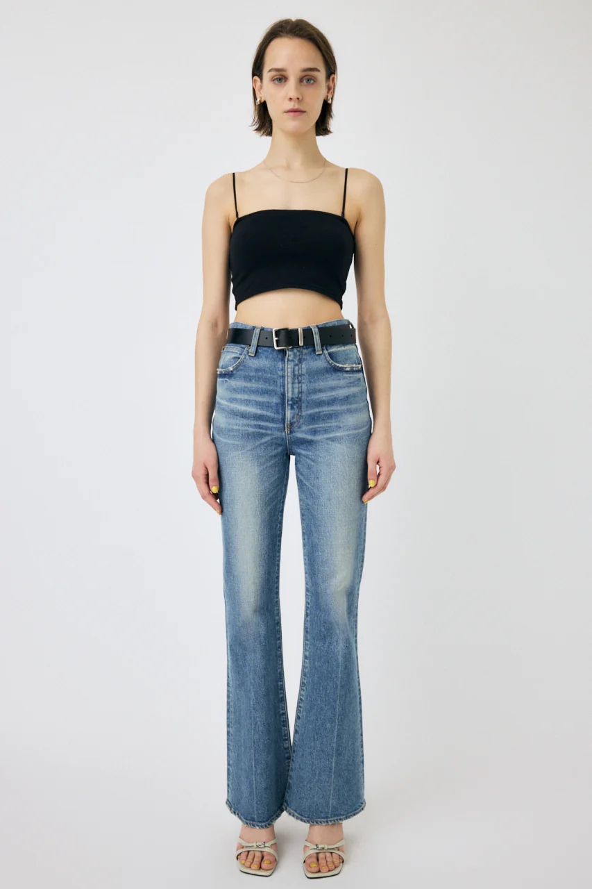 SQUARE NECK BARE CAMI TOP - Image 19