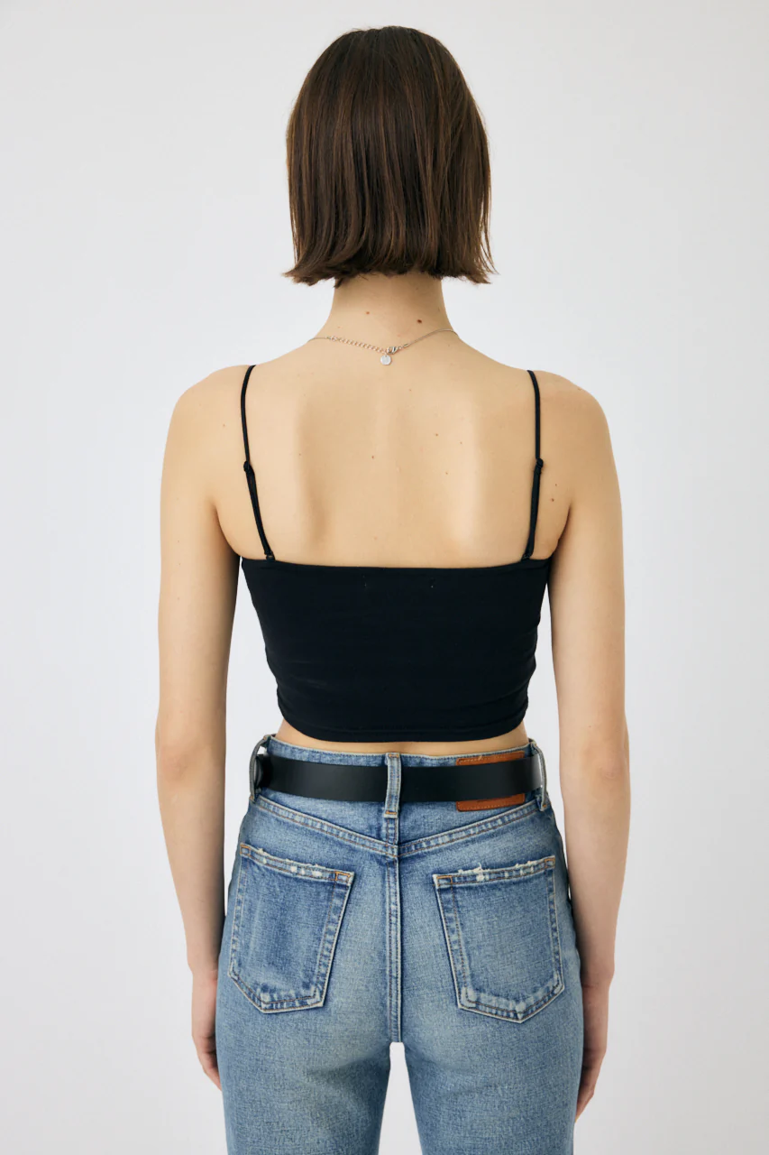 SQUARE NECK BARE CAMI TOP - Image 3