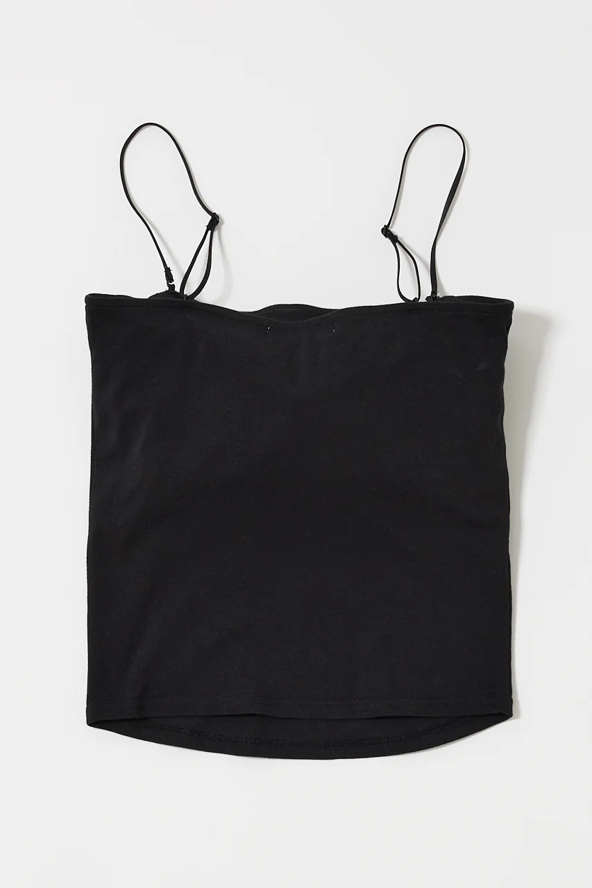 SQUARE NECK BARE CAMI TOP - Image 4