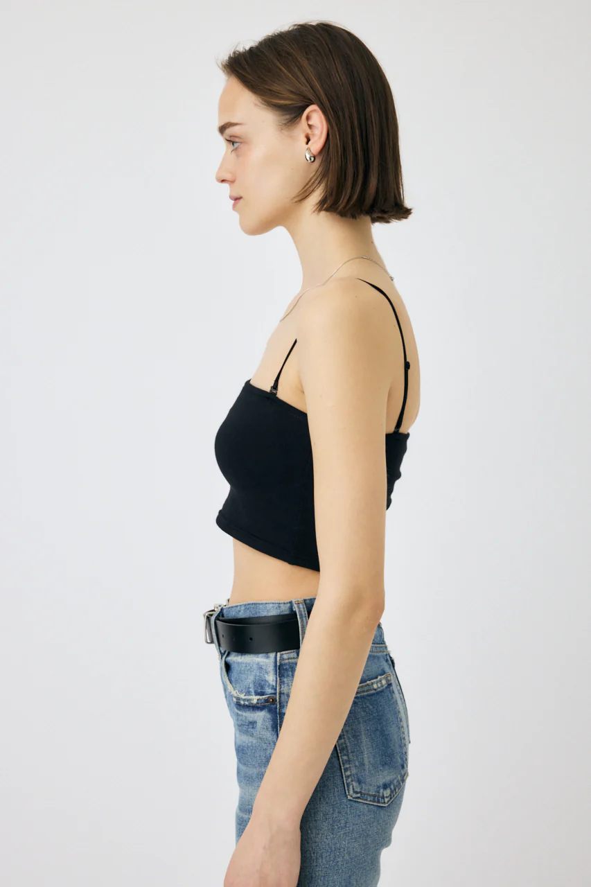 SQUARE NECK BARE CAMI TOP - Image 9