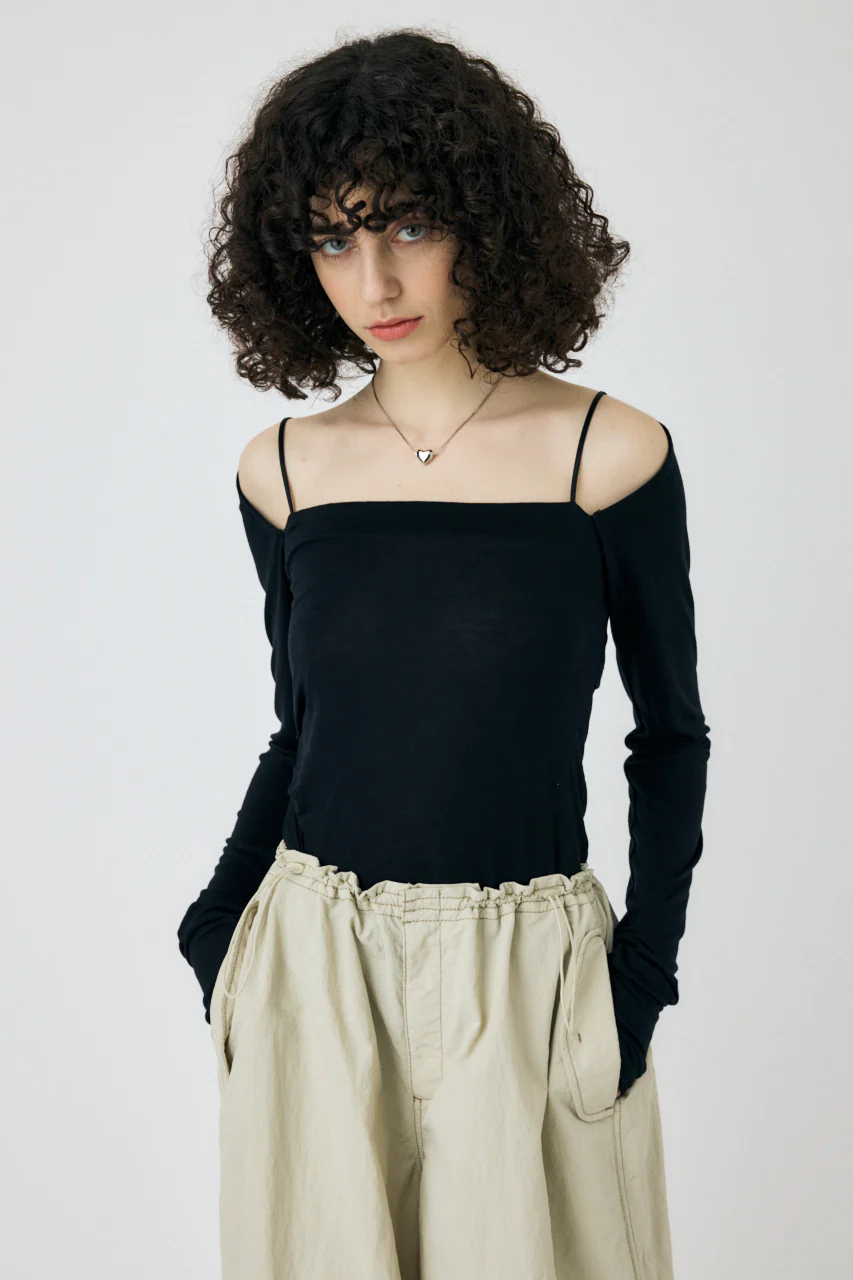 SQUARE NECK GATHER TOP - Image 4