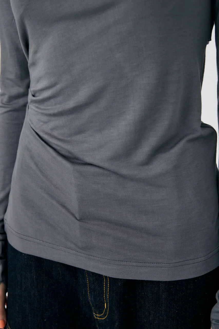 SQUARE NECK GATHER TOP - Image 8