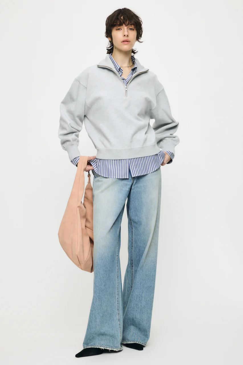 SWEAT LIKE HALF ZIP KNIT - Image 3