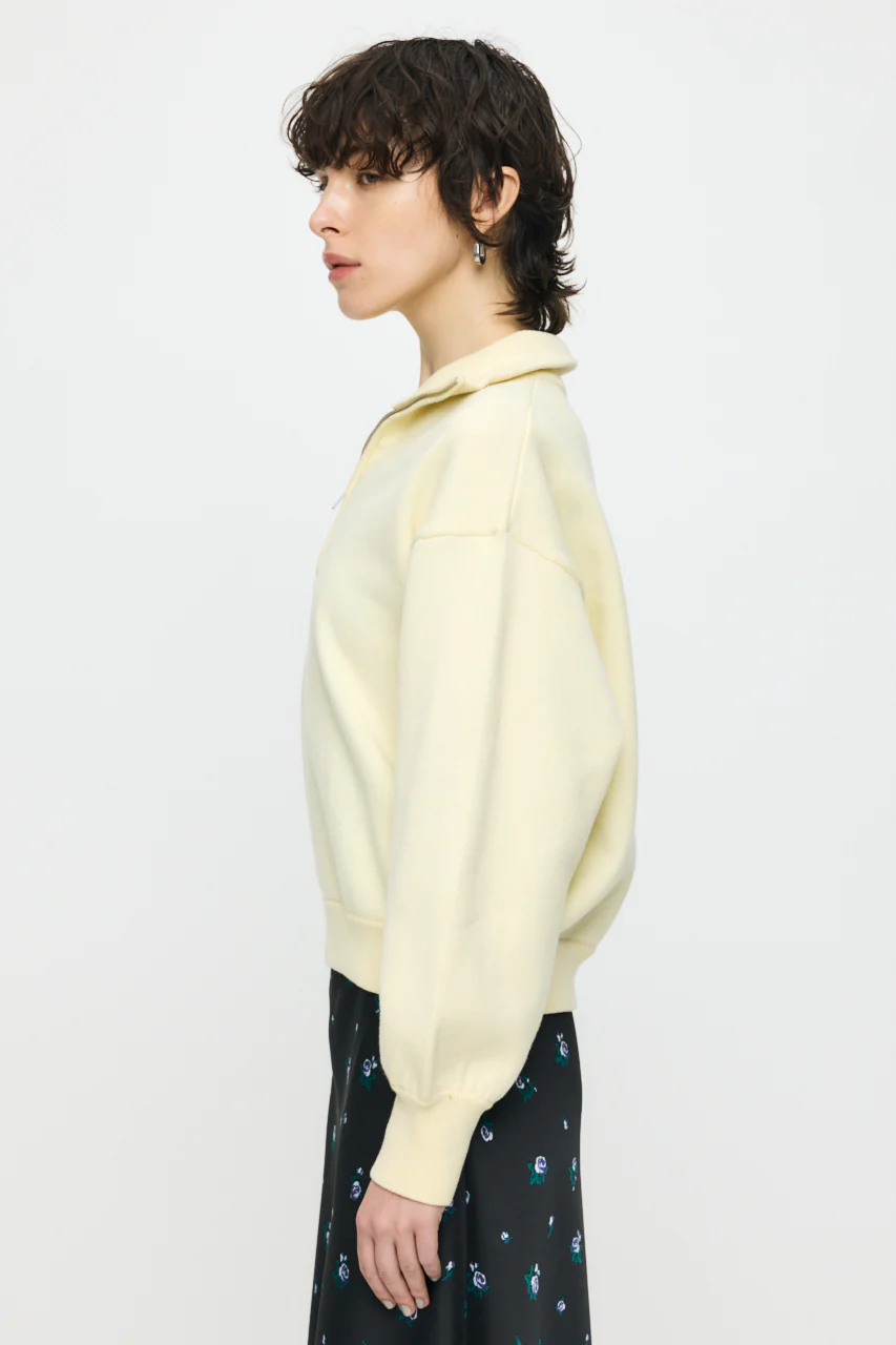 SWEAT LIKE HALF ZIP KNIT - Image 5