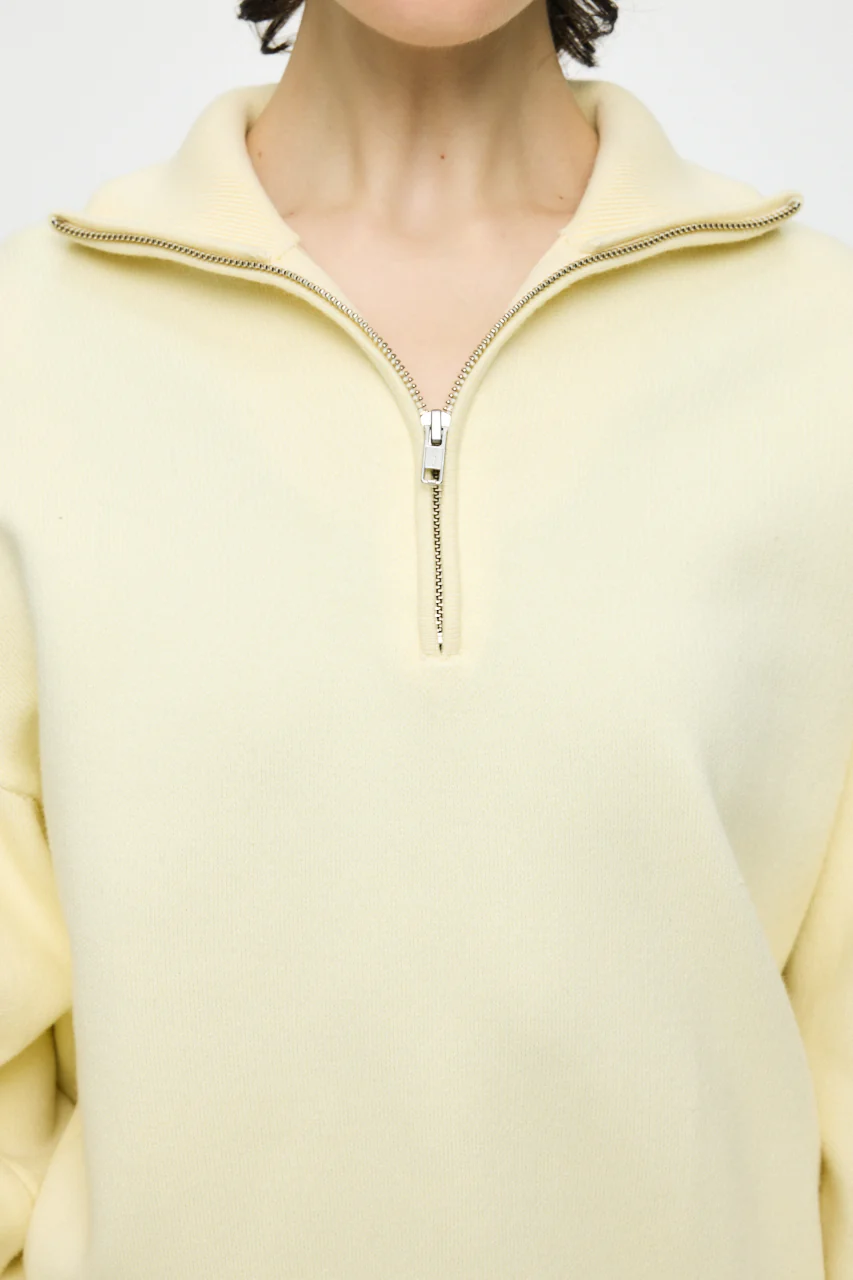 SWEAT LIKE HALF ZIP KNIT - Image 7