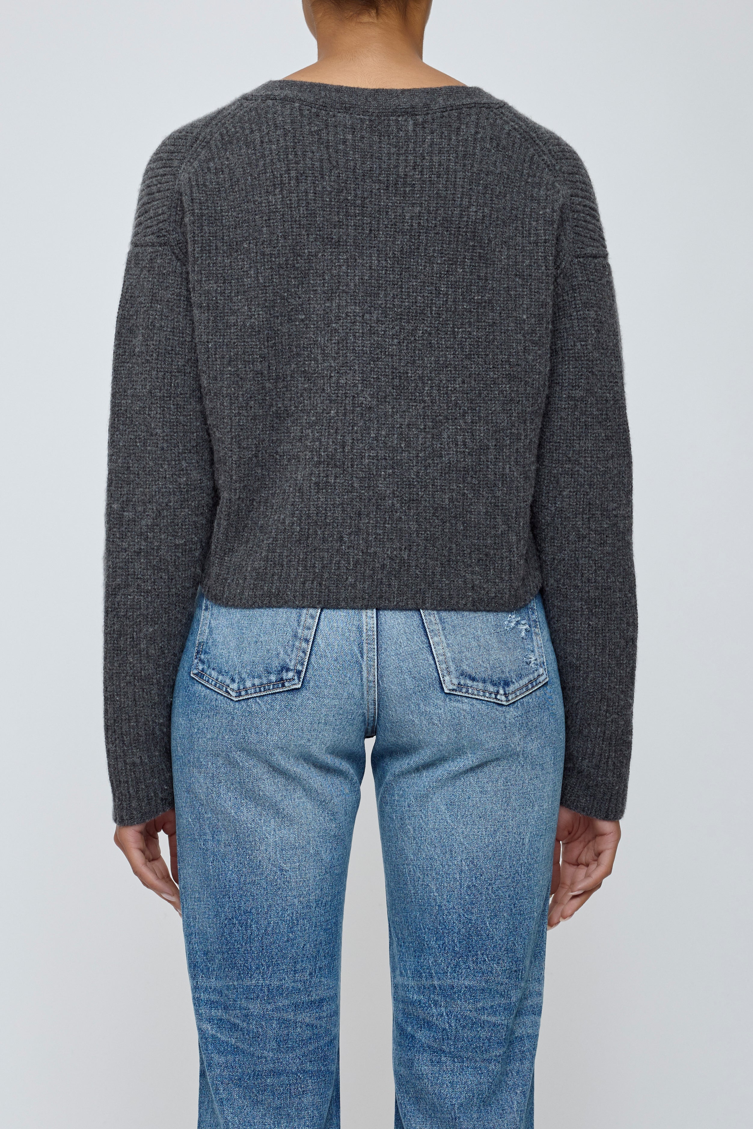 V NECK CARDIGAN - Image 2