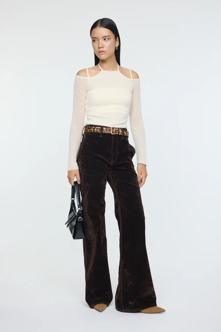 VELVET LONG LEG FLARE - Image 4