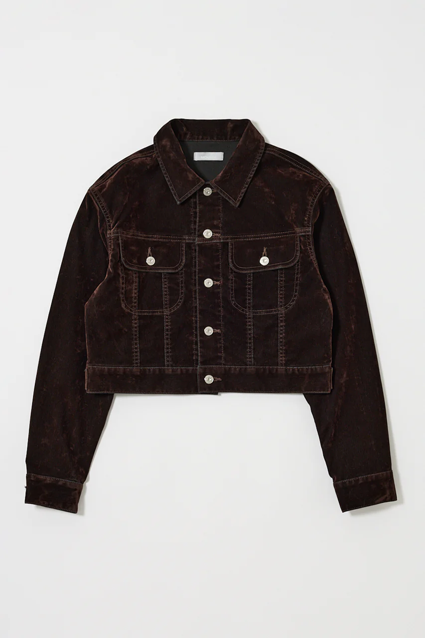 VELVET SHORT JACKET