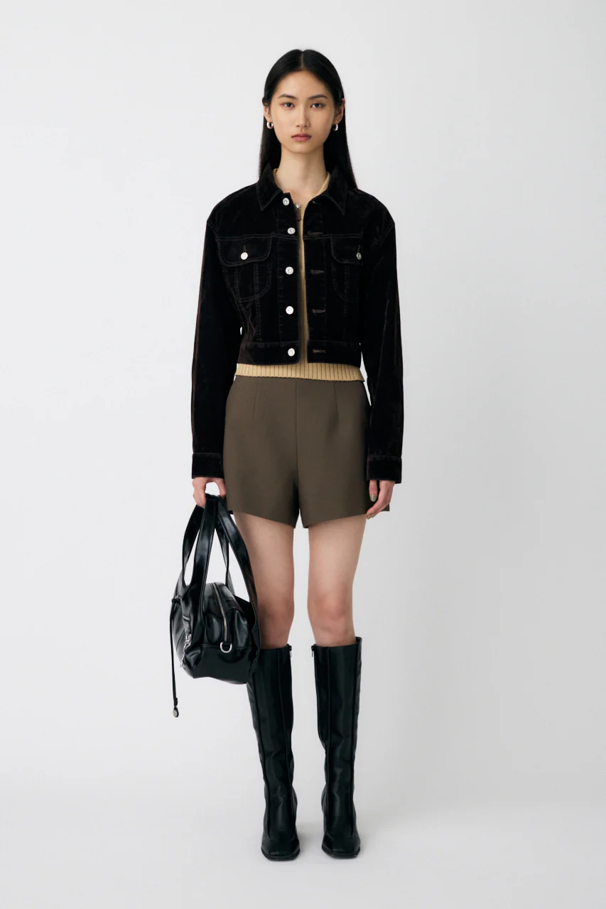 VELVET SHORT JACKET - Image 8