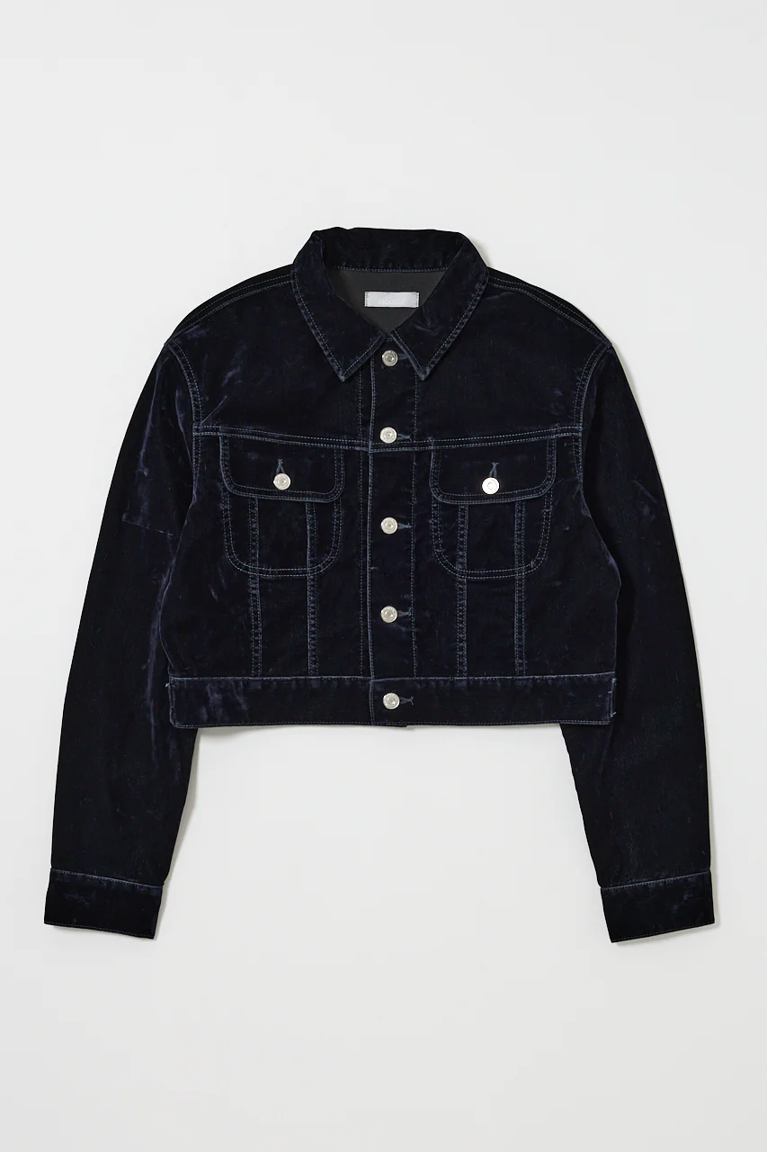 VELVET SHORT JACKET