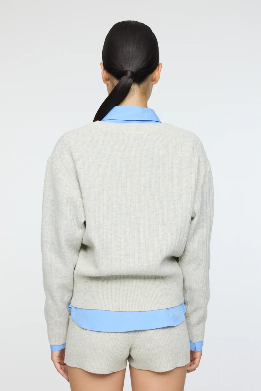 ZIP UP KNIT CARDIGAN - Image 4