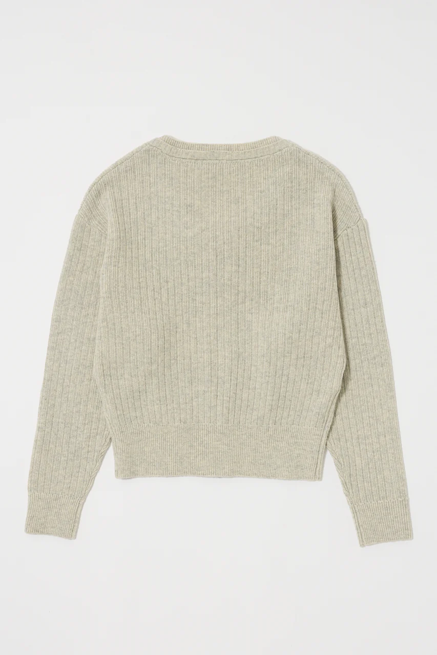 ZIP UP KNIT CARDIGAN - Image 5